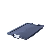 M rekesz-láda műanyag fedél, fekete