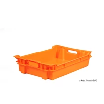 Műanyag láda, EV13, 60x40x13 - Fekete