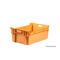 Műanyag láda, EV23, 60x40x23 - Fekete