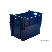 Műanyag láda, EV45, 60x40x45 - Fekete