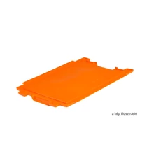 EV rekesz-láda műanyag fedél, fekete