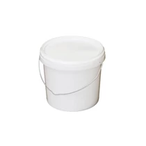 Műanyag kerek vödör, fehér, 5 liter - fedél nélkül Műanyag kerek vödör, fehér, 5 liter - fedél nélkül