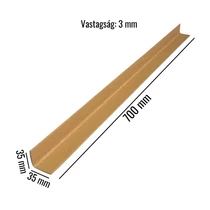 Élvédő papír 35x35x3x700mm