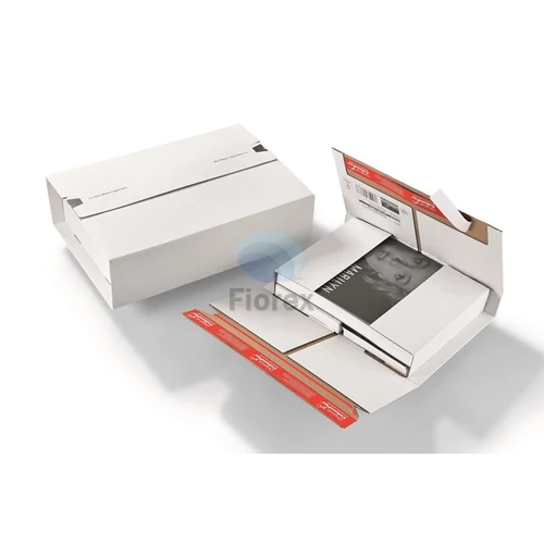 Csomagküldő doboz fehér A4 305x230x-92mm