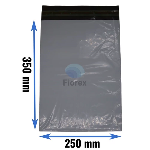 Futártasak szürke színű, leragasztható 250x350 mm -
