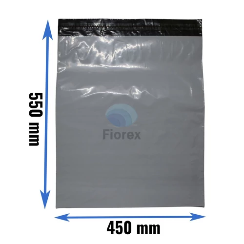 Futártasak szürke színű, leragasztható 450x550 mm -