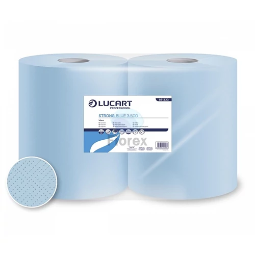 Tekercses törlőkendő Strong Blue 3.500, kék