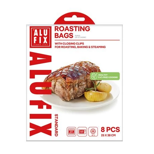 Sütőzacskó, 8 db, ALUFIX