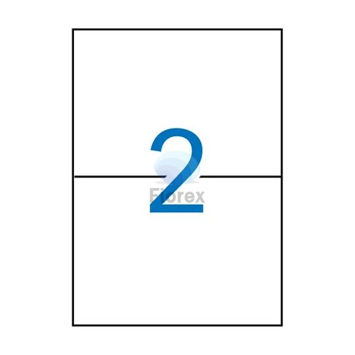 Etikett, univerzális, 210x148 mm, APLI, 1000 etikett/csomag