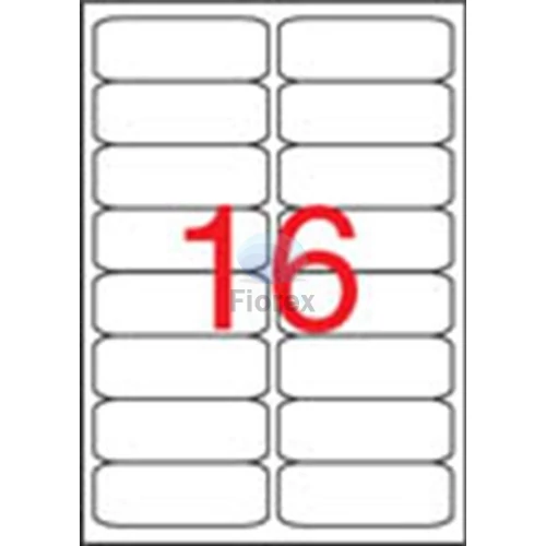 Etikett, univerzális, 99,1x34 mm, kerekített sarkú, APLI, 1600 etikett/csomag