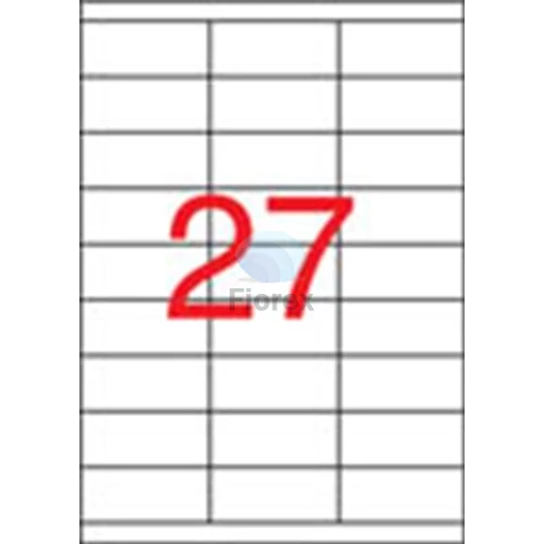 Etikett, univerzális, 70x30 mm, APLI, 2700 etikett/csomag