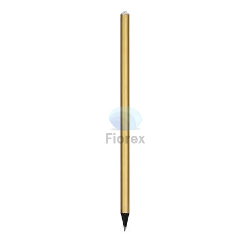 Ceruza, arany, fehér SWAROVSKI® kristállyal, 14 cm, ART CRYSTELLA®