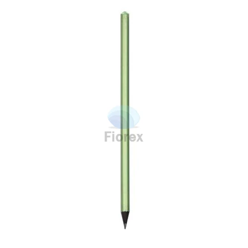 Ceruza, metál zöld, peridot zöld SWAROVSKI® kristállyal, 14 cm, ART CRYSTELLA®