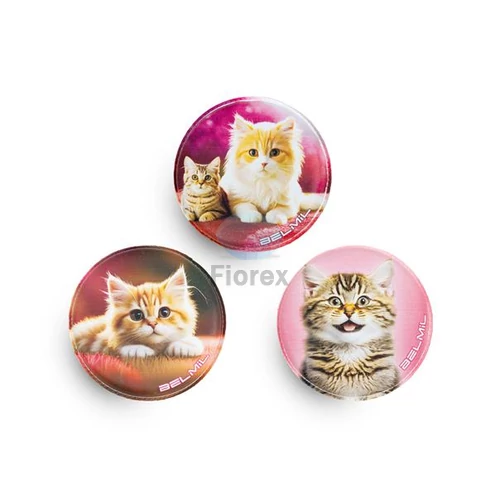 Matrica, tépőzáras, Classy Plus táskához, BELMIL "Cats"