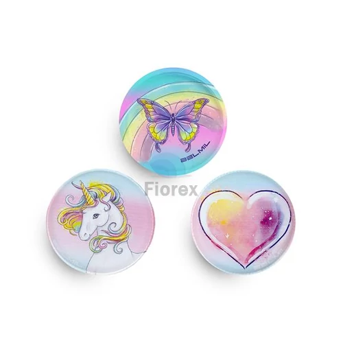 Matrica, tépőzáras, Classy Plus táskához, BELMIL "Rainbow Love"