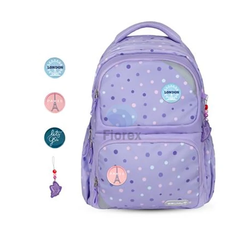 Iskolatáska, BELMIL "Maxi Pack Purple Dots"