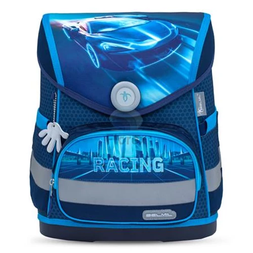 Iskolatáska, BELMIL "Compact Racing Blue Neon"