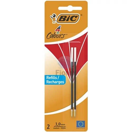 Golyóstollbetét, 0,32 mm, BIC "4 Colours" piros - 2db