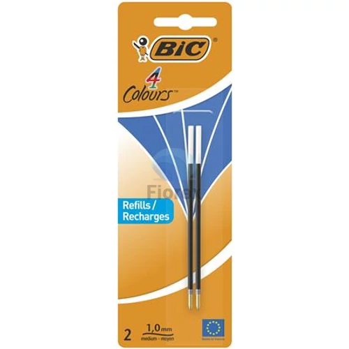 Golyóstollbetét, 0,32 mm, BIC "4 Colours" kék - 2db