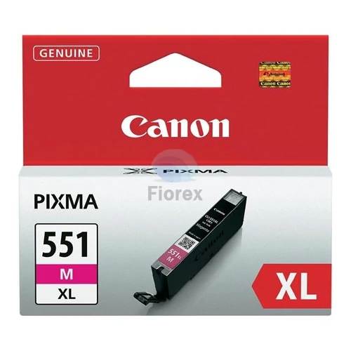 CLI-551MXL Tintapatron Pixma iP7250, MG5450, MG6350 nyomtatókhoz, CANON, magenta, 11ml
