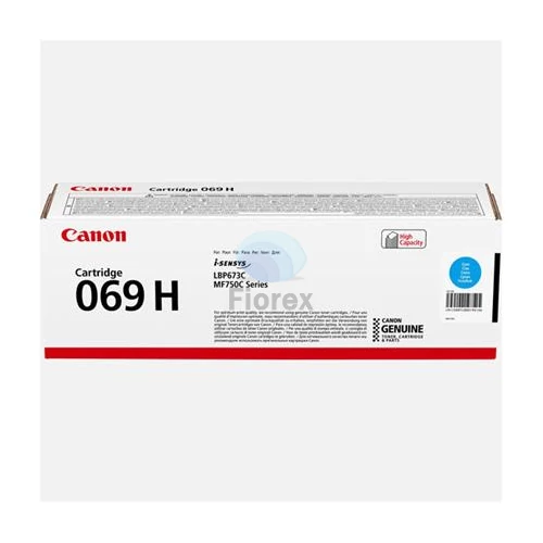 CRG-069H Lézertoner, i-SENSYS LBP 673Cdw nyomtatóhoz, CANON, cián, 5,5k