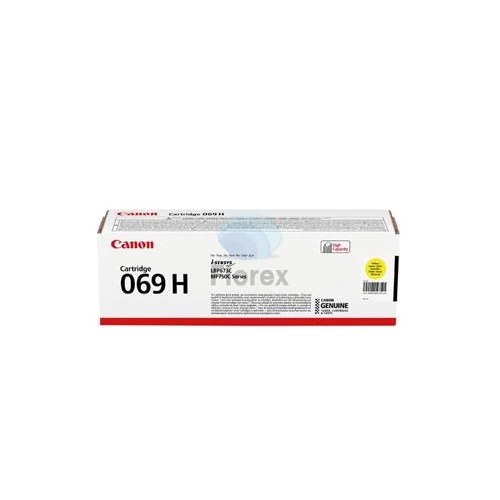 CRG-069H Lézertoner, i-SENSYS LBP 673Cdw nyomtatóhoz, CANON, sárga, 5,5k