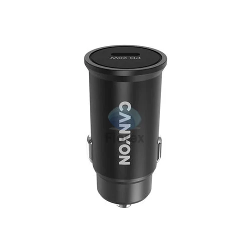 Autós töltő, 1xUSB-C, PD 20W, CANYON "C-20"