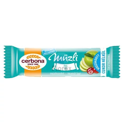 Müzliszelet, 20 g, CERBONA, fitt