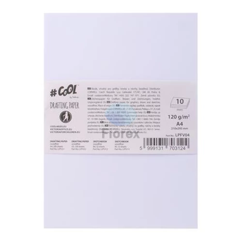 Rajzlap, famentes, A4, 120 g/m2, COOL BY VICTORIA