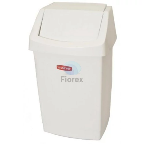 Billenős szemetes, 25 l, CURVER "Click-It", fehér