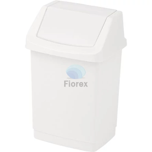 Billenős szemetes, 50 l, CURVER "Click-It", fehér