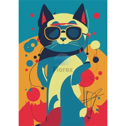 Naptár, tervező, A5, napi, DAYLINER "Colors Astro Cat"