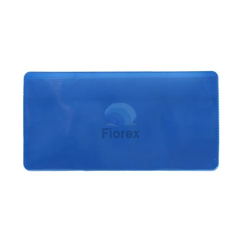 Logisztikai zseb, öntapadó, 160×80 mm, PVC, DJOIS, kék - 50db