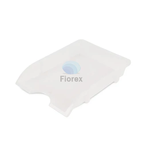 Irattálca, műanyag, törhetetlen, DONAU "Solid", fehér