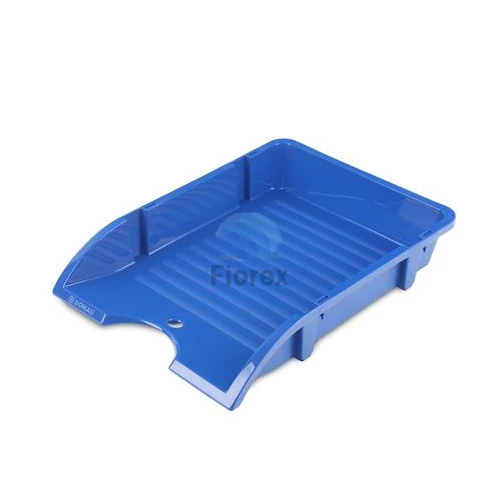 Irattálca, műanyag, törhetetlen, DONAU "Solid", kék