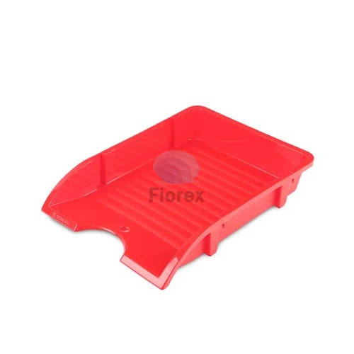 Irattálca, műanyag, törhetetlen, DONAU "Solid", piros