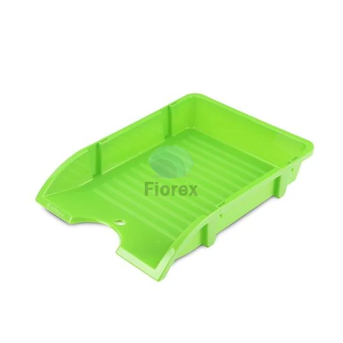 Irattálca, műanyag, törhetetlen, DONAU "Solid", világoszöld