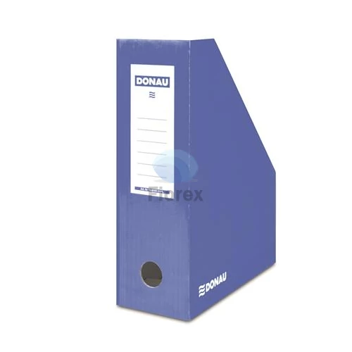 Iratpapucs, karton, 100 mm, DONAU, kék