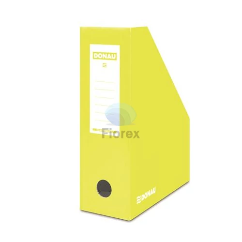 Iratpapucs, karton, 100 mm, DONAU, citromsárga