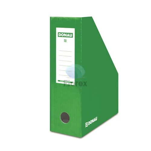Iratpapucs, karton, 100 mm, DONAU, zöld