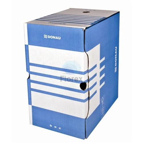 Archiválódoboz, A4, 200 mm, karton, DONAU, kék