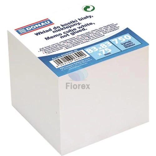 Kockatömb, utántöltő, 83x83x75 mm, DONAU Kockatömb, utántöltő, 83x83x75 mm, DONAU