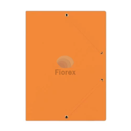 Gumis mappa, prespán, A4, DONAU "Premium", narancssárga