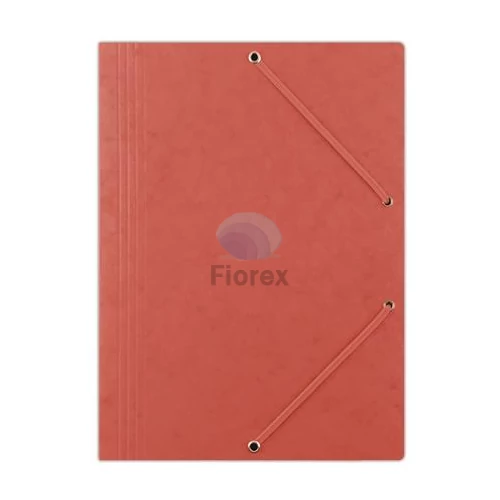 Gumis mappa, prespán, A4, DONAU "Premium", piros