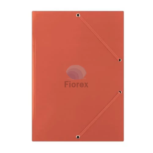 Gumis mappa, karton, A4, DONAU "Standard", piros