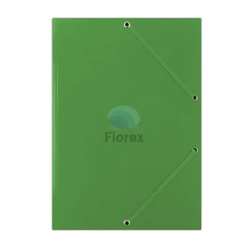 Gumis mappa, karton, A4, DONAU "Standard", zöld