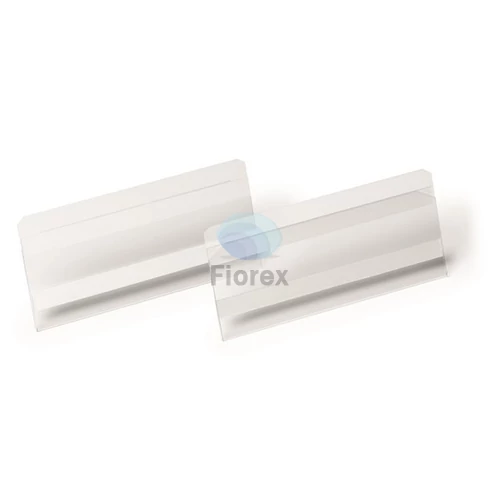 Logisztikai zseb, 150x67 mm, fekvő, DURABLE, öntapadó csíkkal, átlátszó - 10db
