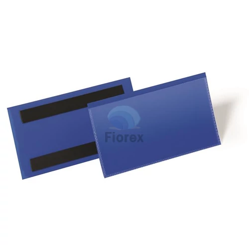 Logisztikai zseb, 150 x 67 mm, fekvő, DURABLE, mágnessel, sötétkék - 50db
