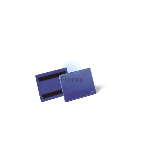 Logisztikai zseb, A6, fekvő, DURABLE, mágnessel, sötétkék - 50db
