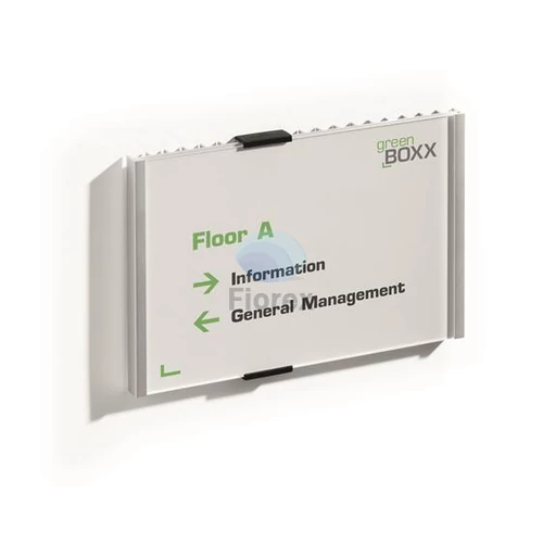 Információs tábla, 210x148,5 mm, DURABLE "INFO SIGN", ezüst